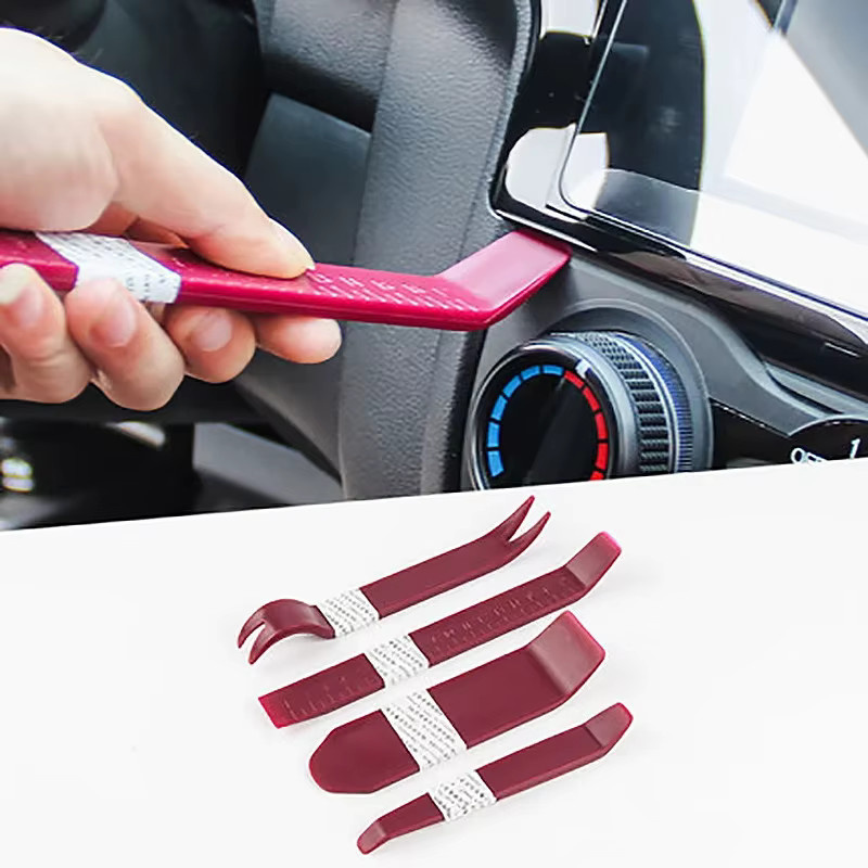 TELEHILL Kunststoff Demontage Werkzeug für Auto Audio und Innenraum in Rot - Bild 3