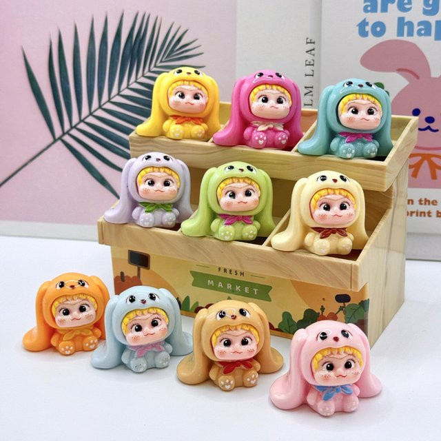Fashnics Mini Wakuku Kaninchen Figur 10-teiliges Set - Bild 1