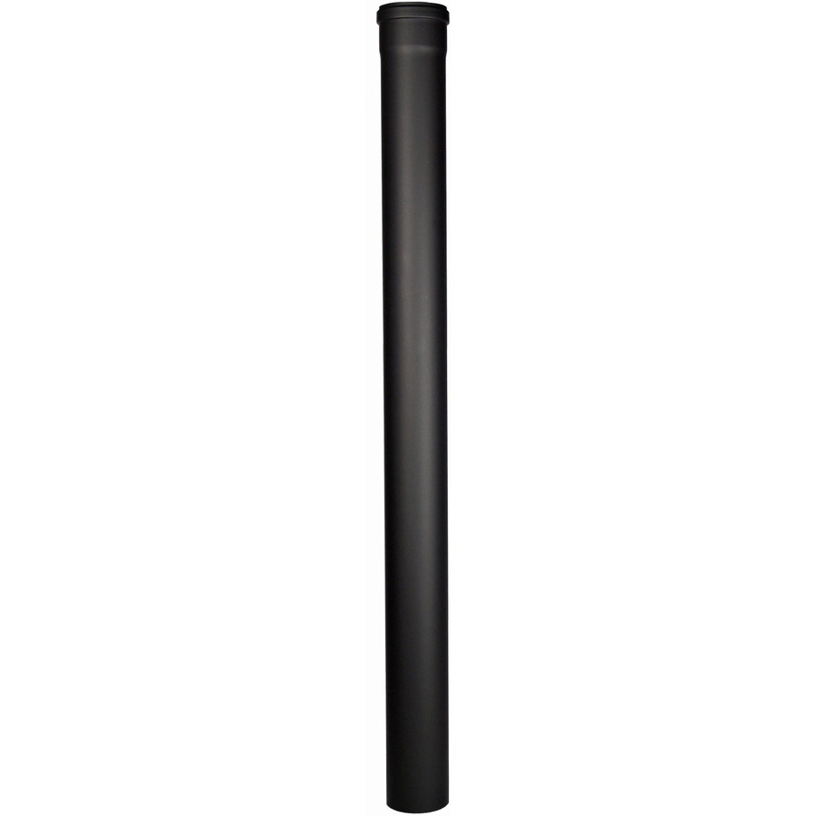 Firefix Rauchrohr für Pelletofen, Schwarz, Höhe: 1000 mm, Durchmesser: 80 mm - Bild 2