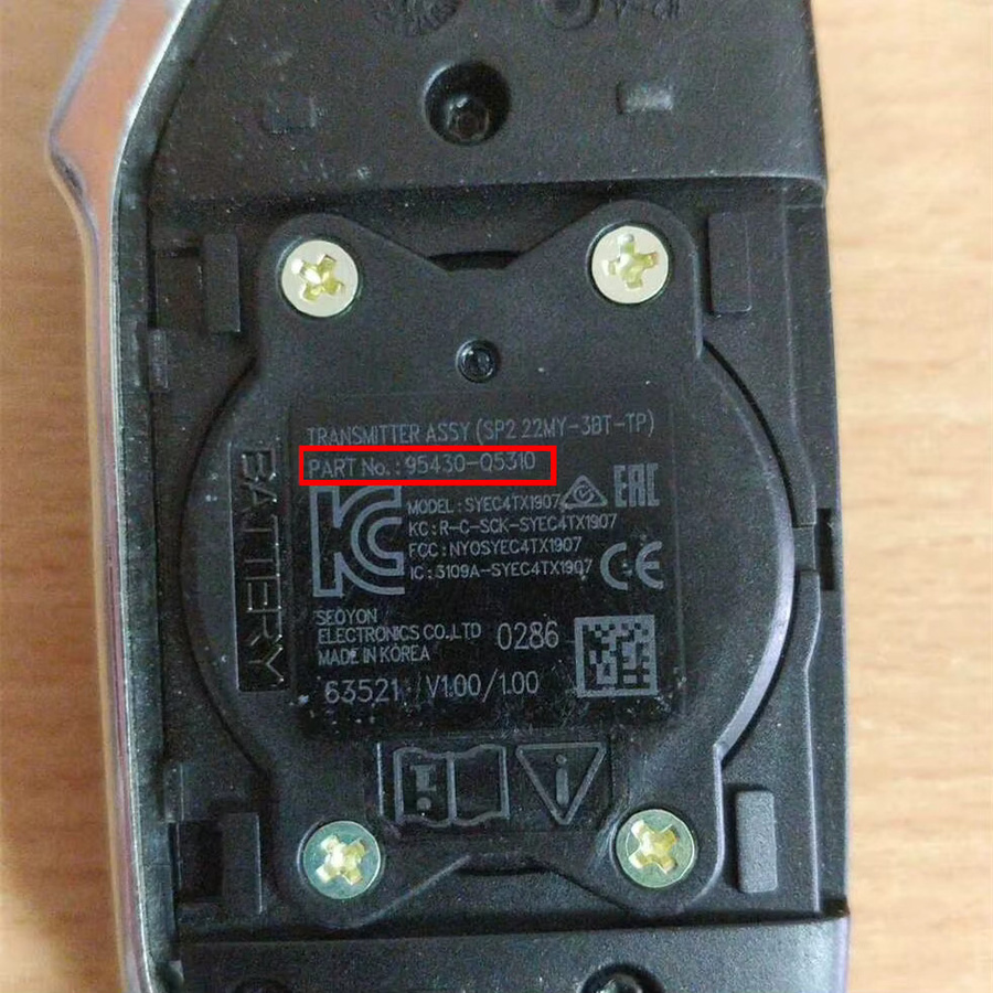 Smart Keyless Remote Key für Kia Seltos Sorento Soul Niro Ev6 KX3 Sportage Ev9 K5 Cerato Optima Forte Rio K3 in Schwarz - Bild 4