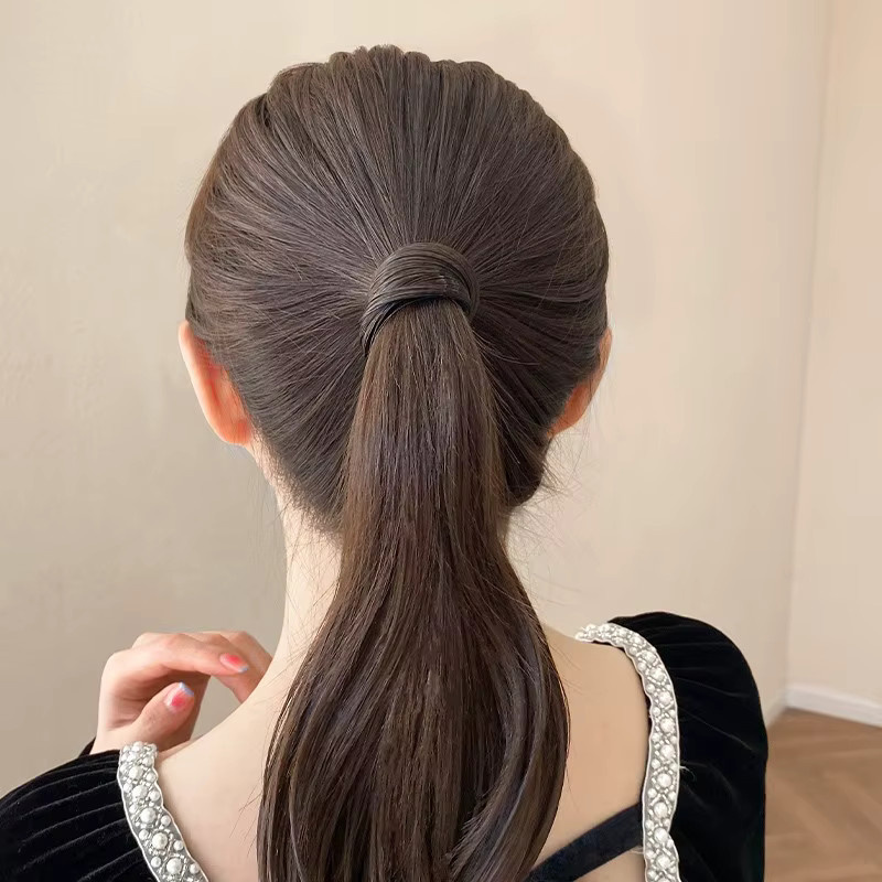 Haarring aus Haarseil, elastisch - Bild 3