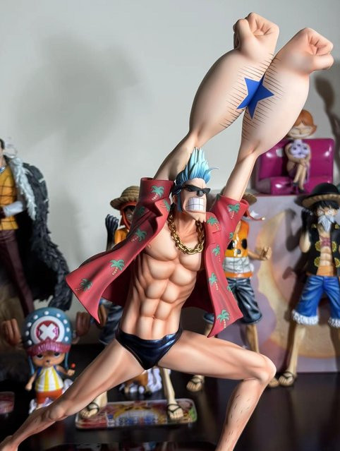 Yiran toy 1 One Piece Frankie Strohhut-Crew Figur, PVC, 35cm - Bild 1