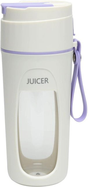 Xiaomi Mini-Entsafter-Tasse mit 8 Klingen, tragbarer elektrischer Mixer mit USB-Ladefunktion, Violett, 340 ml - Bild 1