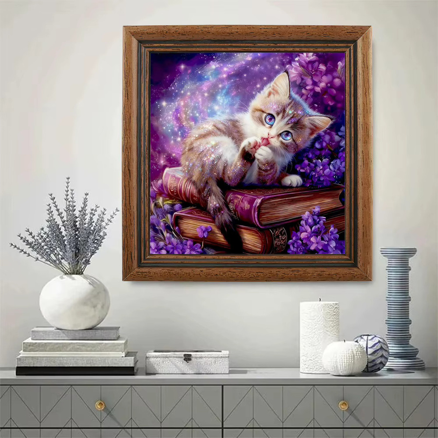 EverShine Diamant-Mosaik Katze, DIY, Diamant-Kunst-Malerei-Set - Bild 3