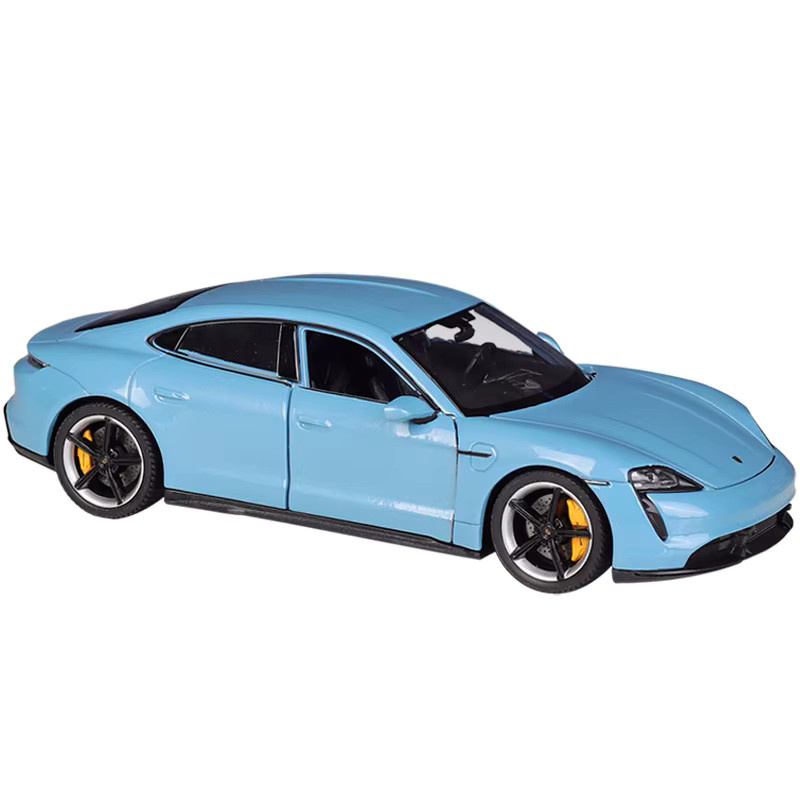 WELLY Porsche Taycan Turbo S, Legierungsdruckgussmodell, 1:24, mit Öffnungstüren - Bild 4