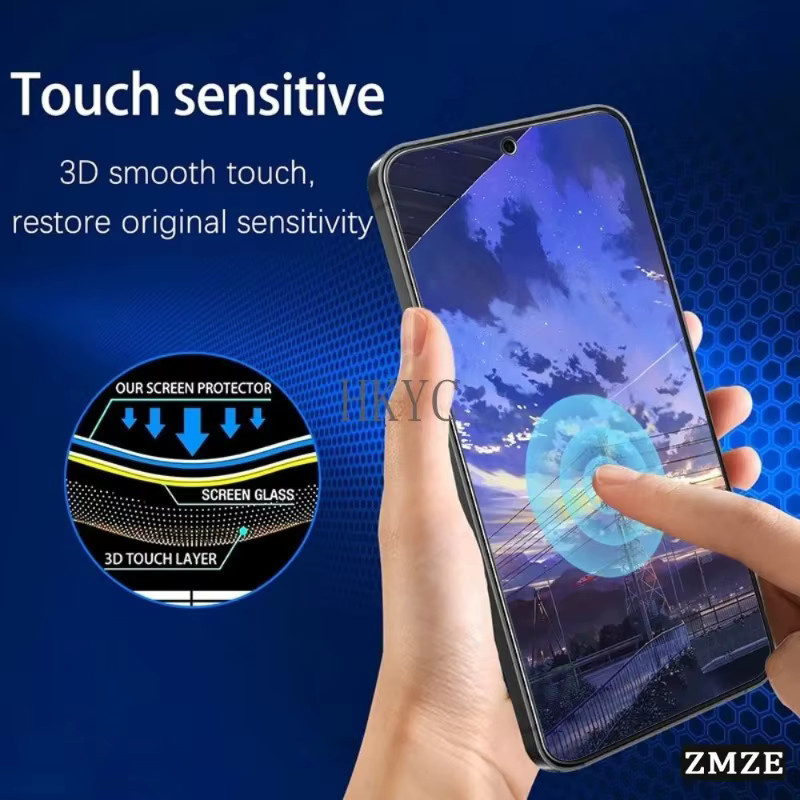 3er-Pack glänzende Displayschutzfolien für Xiaomi Poco X8 Pro Max, ultrahochauflösende Hartglasfolie, transparent - Bild 5