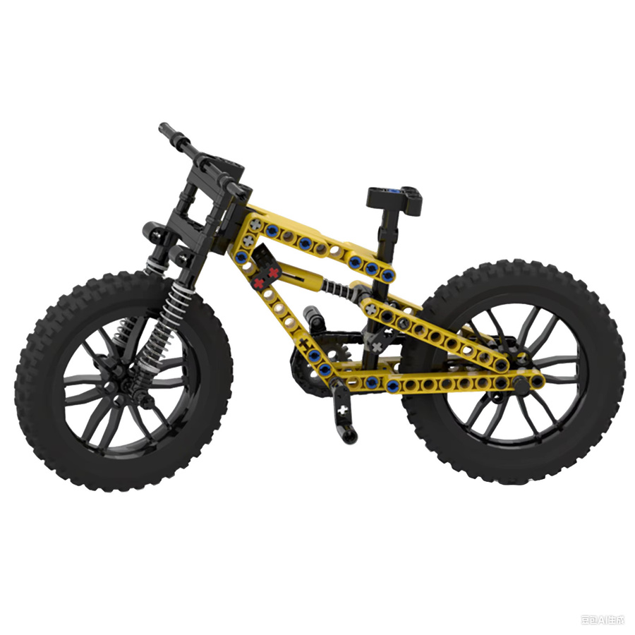 wishiot Offroad-Fahrrad Modellbausatz, Fahrzeug, weiß - Bild 2