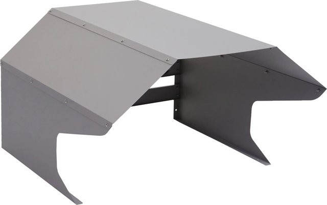 PROREGAL Mähroboter-Garage aus Metall in Grau, B/T/H: 41 x 60 x 70 cm - Bild 1