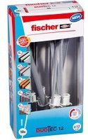 Fischer DUOTEC 12 LD Hohlraumdübel aus Nylon für Gipskarton, 10 Stück - Bild 1