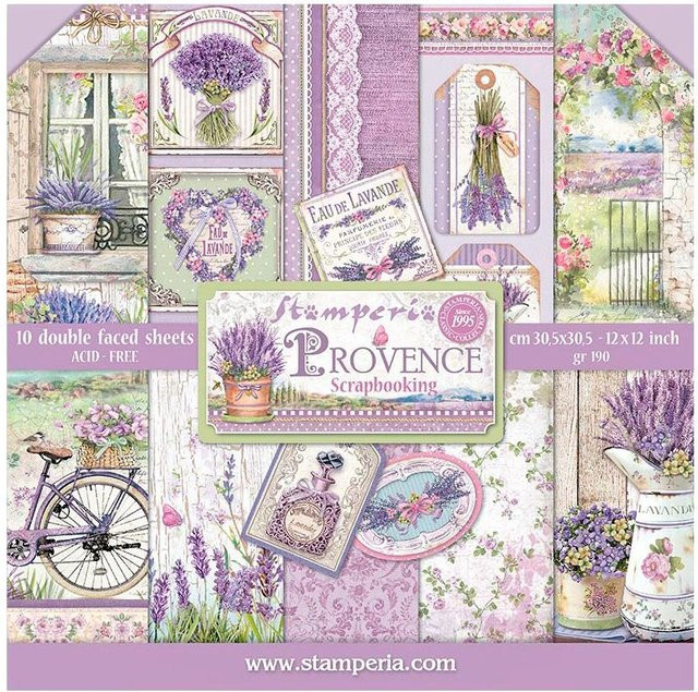 Stamperia Scrapbook-Block Provence in Multicolor, B/H: 30,5 x 30,5 cm - Bild 1