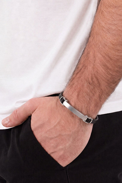 Joop! Armband Edelstahl, Silber, Herren - Bild 2