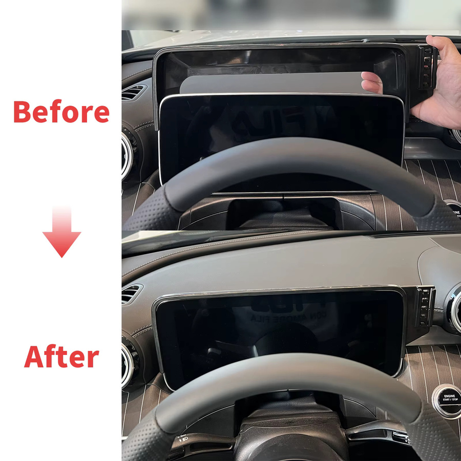Auto Handy Halterung für Mercedes Benz CLE Coupe 2021-2024 in Schwarz für GPS und Navigation - Bild 3