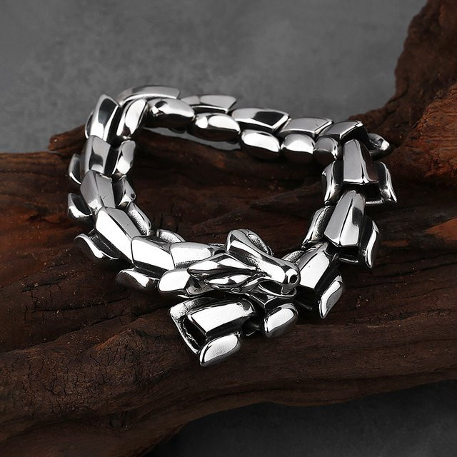NORTHMAN Armband, Edelstahl, Vintage, Silber, Herren - Bild 1