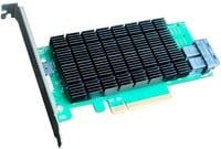 HighPoint Rocket 710L SAS DAS Controller, PCIe 3.0 x8, 8x Port zu PCIe, Schwarz - Bild 1