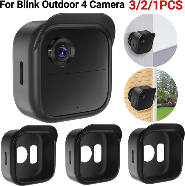 Wasserdichte Silikon Schutzhülle für Blink Outdoor 4 Kamera in Schwarz - Bild 1