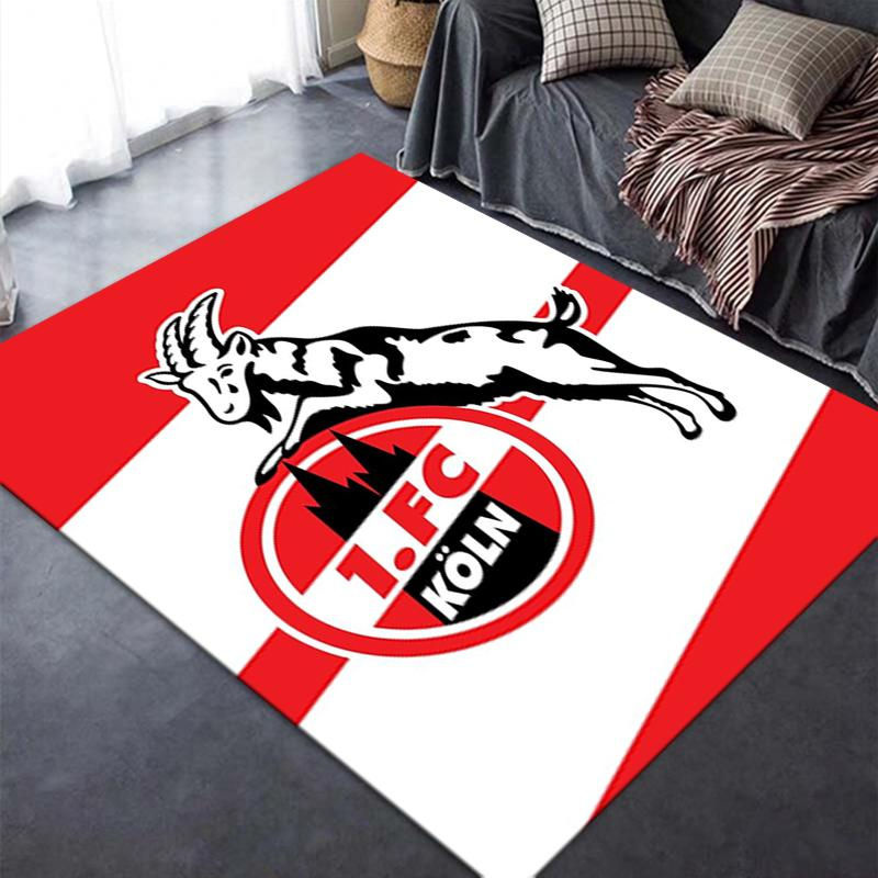 FC Köln Teppich On My Love Home in Rot, rutschfest und waschbar, B/T: 200 x 160 cm - Bild 4