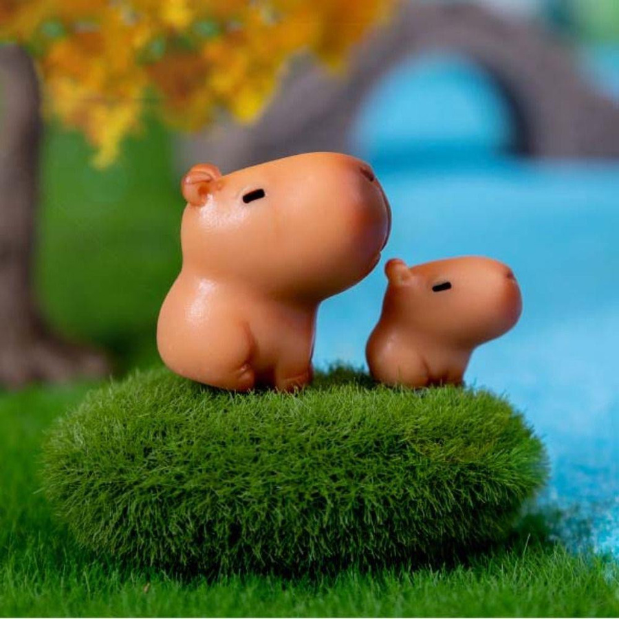 Yiran bag Capybara Figur Spielzeug Tiere aus Harz ab 3 Jahren - Bild 2