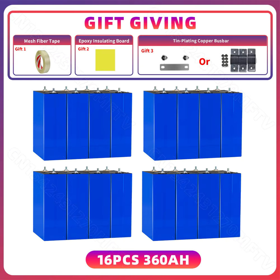 Seekwatt Klasse A 360Ah LiFePO4 Batterie 3.2V LFP Akku mit DIY Kit für Wohnmobil, Schiff, Camping und Solarenergiesysteme - Bild 8