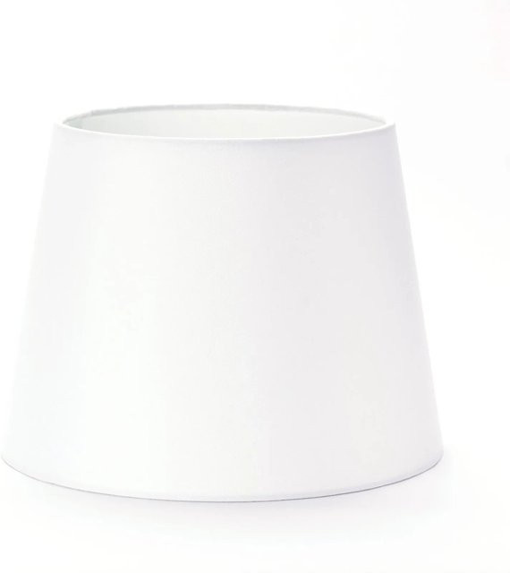 Orion Lightstyle Lampenschirm aus Stoff in Weiß, Zylinderform, E27, Durchmesser: 24 cm, Höhe: 18 cm - Bild 1