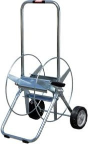 ALBA-KRAPF Schlauchwagen Bausatz Iron Man Serie II aus verzinktem Stahl in Silber mit 3/4 Zoll Anschluss - Bild 1