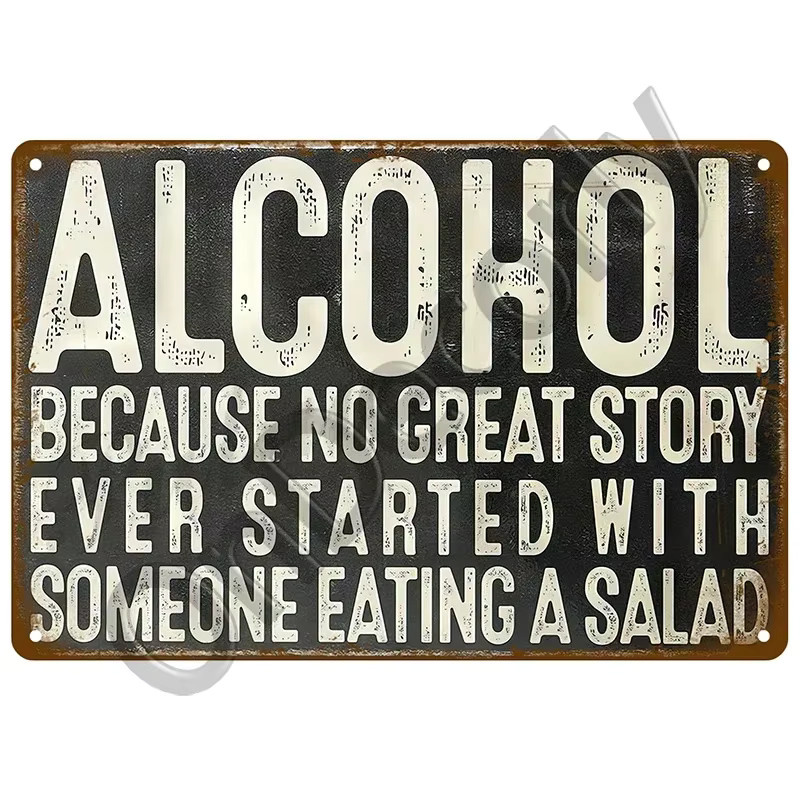 Vintage Metall Blechschild CIFBUY für Whiskey Bar und Pub als Wanddeko, Mehrfarbig, B/H: 30 x 20 cm - Bild 2