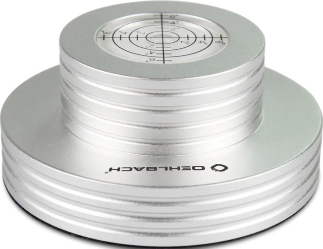 Oehlbach Plattengewicht mit Libelle Balance Checker D1C2613 in Silber - Bild 1