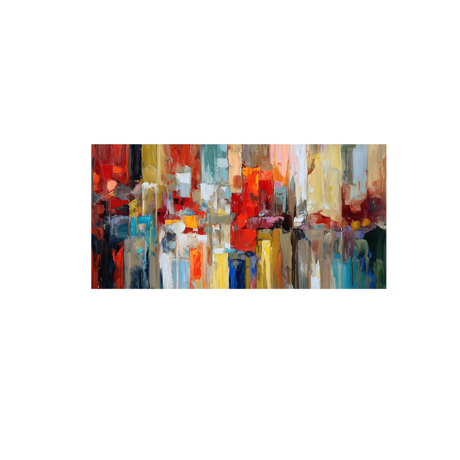 Abstrakter Graffiti-Leinwanddruck von SELFLESSLY ART in Multicolour als moderne Wanddekoration für dein Esszimmer oder deine Küche - Bild 2
