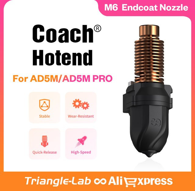 Trianglelab & Phaetus Conch Hotend für AD5M und AD5M PRO - Bild 1