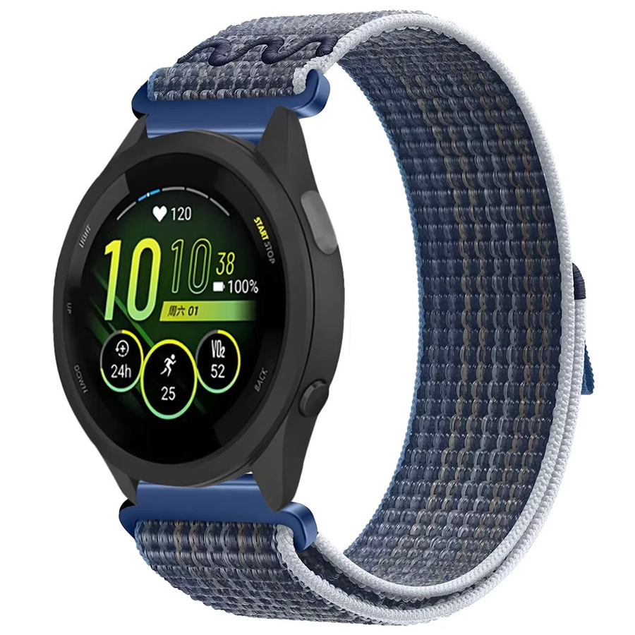 Garmin Uhrenarmband Nylon, Schwarz, 20mm 22mm, Unisex - Bild 3