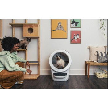 Whisker Litter-Robot 4 Katzen-Katzenklo in Weiß - Bild 2