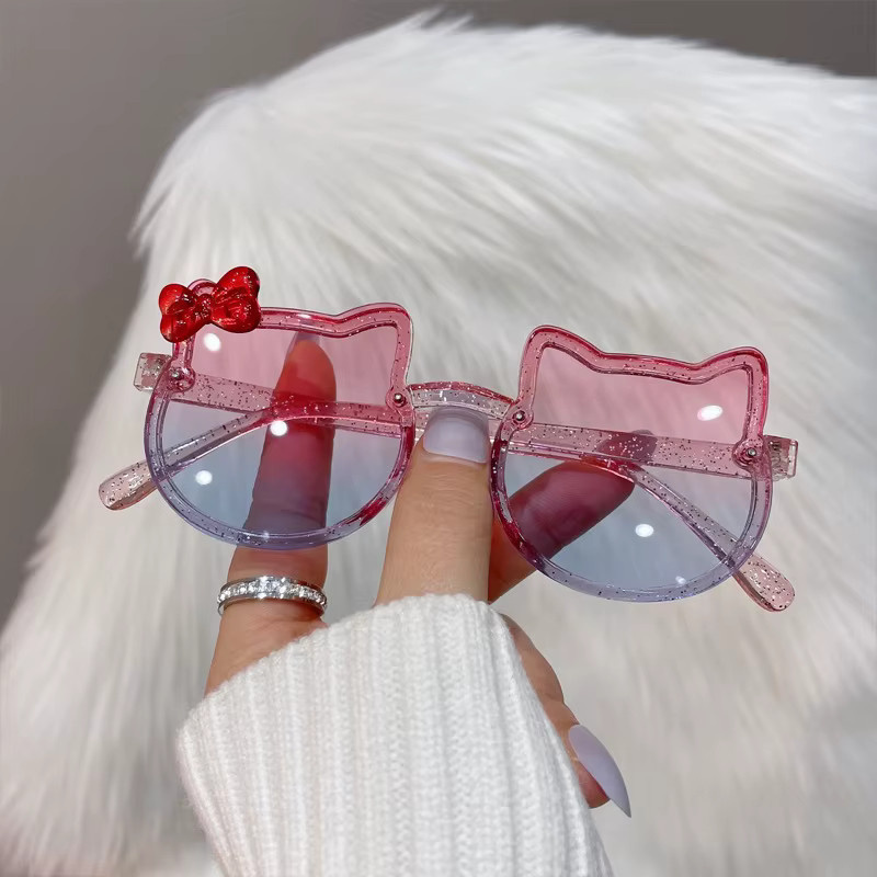 ZUXUB Sonnenbrille für Mädchen, Vollrand, rund, Kunststoff - Bild 2