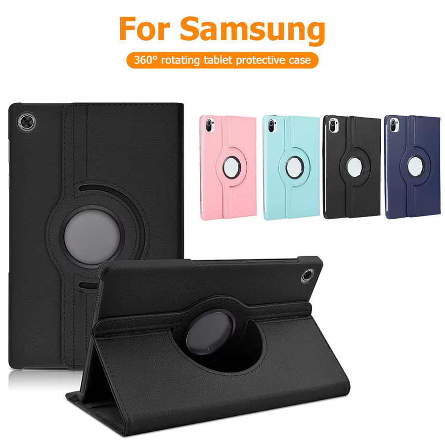 360 Grad drehbare Schutzhülle für Samsung Galaxy Tab S9 S8 S7 FE A11 A9 A8 A7 Lite S6 in Blau - Bild 2