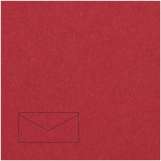 Rico Design Paper Poetry Kuvert Essentials DL, 5 Stück, Dunkelrot - Bild 1