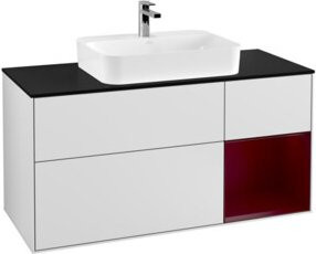 V&B Waschtischunterschrank Finion in Weiß lackiert, Breite: 120 cm, Tiefe: 50,1 cm, Höhe: 50,1 cm - Bild 1