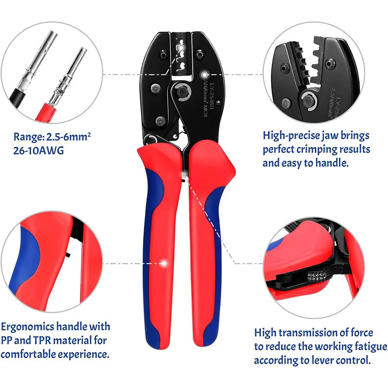 LUCHSHIY Solar Crimper Multitool Zange für Kabelstecker und Solaranschlüsse - Bild 3