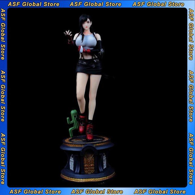 Bandai Anime Figur Tifa Lockhart aus PVC als Desktop Dekoration, Höhe: 30 cm - Bild 1