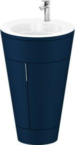 Duravit Waschtischunterschrank Starck 1 c-bonded Set, blau s-matt, Wandmontage, B/H/T: 56 x 86,4 x 60,5 cm - Bild 1