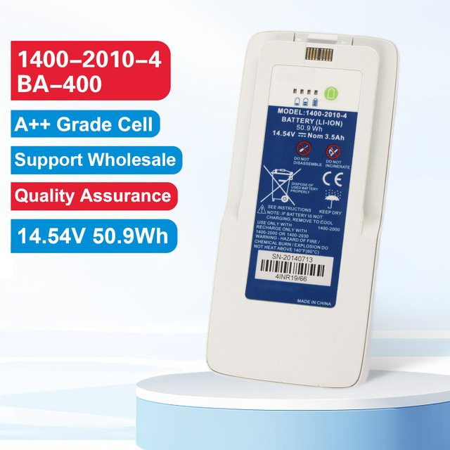 Inogen Ersatzakku BA-400 für Inogen One G4 tragbare Sauerstoffkonzentratoren, Li-Ion, 14,54V, 50,9Wh, 3,5Ah, Weiß - Bild 1