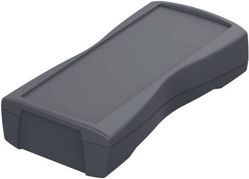 Bopla BOS STREAMLINE BS 603 F-7024 Hand-Gehäuse aus ABS-Kunststoff in Graphit Grau, B/T/H: 159,4 x 77,9 x 33,5 cm - Bild 1