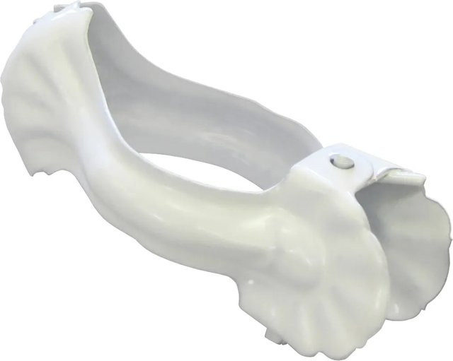 Gardinia Donauklammer aus Metall in Weiß Ø 16 mm - Bild 1