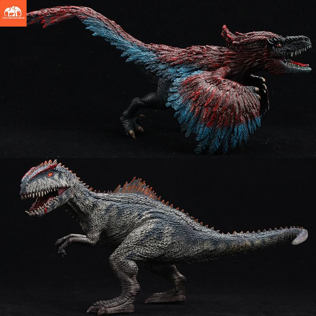 XIALIBAOMOWAN Savage Jurassic Pyroraptor Giganotosaurus, Modell-Actionfiguren, Dinosaurier - Bild 1