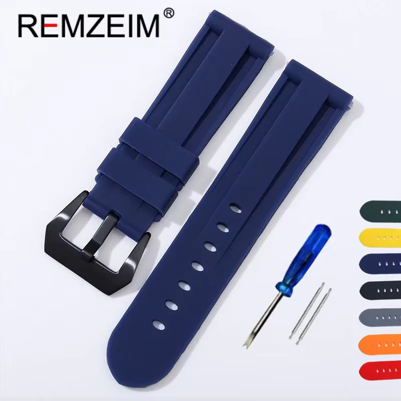 REMZEIM Uhrenarmband Silikon, Herren - Bild 2