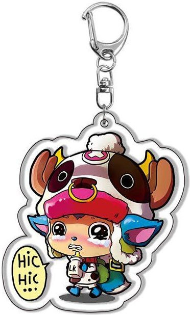 YIRAN Jewelry Anhänger Anime One Piece Acryl, 55mm, gray, Unisex - Bild 1