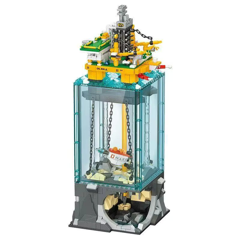 GSF Miniatur-Offshore-Bergbau-Szenario, Technik-Serie, Bausteine, 1.064 Teile - Bild 5