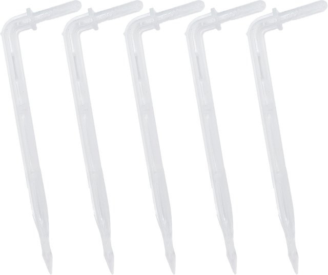 50 Stück Mikro-Bewässerungsschlauch Set für Gewächshaus und Garten, transparent, 1/4 Zoll, mit Tropfern und Sprinklern - Bild 1