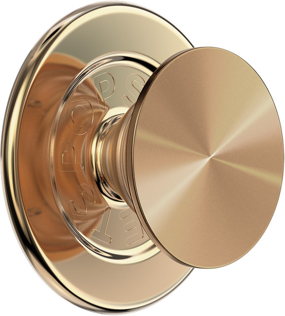 PopGrip MagSafe Radial Popsockets Halterung aus Aluminium in Gold inklusive zusätzlichem Magnetring - Bild 1