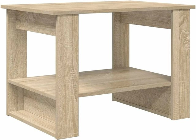 vidaXL Couchtisch modern in Sonoma-Eiche aus Holzwerkstoff, B/T/H: 72 x 50 x 50 cm - Bild 1