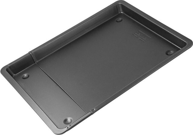 Zenker Backblech mit hohem Rand ausziehbar Black Metallic, rechteckig, Antihaftbeschichtung - Bild 1