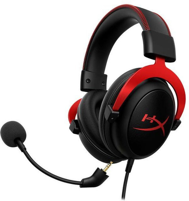 HyperX Cloud II Gaming-Kopfhörer – Kabelgebundenes Over-Ear Gaming-Headset mit Mikrofon in Schwarz - Bild 1