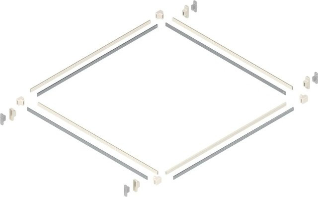 Blum Reling-Set Metabox Metafile ZRM.5500 für Hängeregister aus Stahl in Cremeweiß - Bild 1